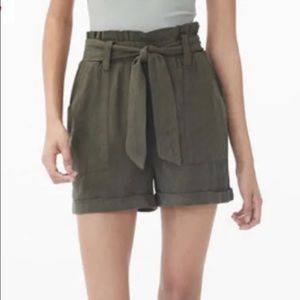 Aeropostale Euc Paper Bag Shorts Green Size Small